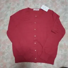 【新品未使用】ティアンエクート　カーディガン レッド系