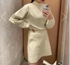 SLY ショート ニット ワンピース　スライ