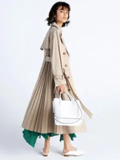 frayid サイドプリーツトレンチコート