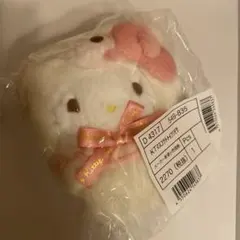 匿名配送　ハローキティ　ふわもさドール　マスコットホルダー　新品タグ付き