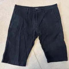BURBERRY BLACK LABEL 黒 ショートパンツ 82