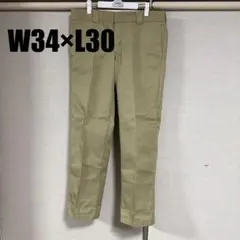 DICKIES ディッキーズ　873 スリムストレート　カーキ34X30