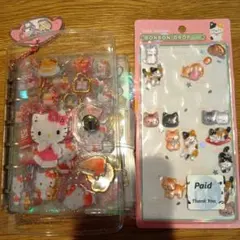 早い者勝ち　シール帳完成形+ボンボンドロップシール和猫！おすそ分けつき