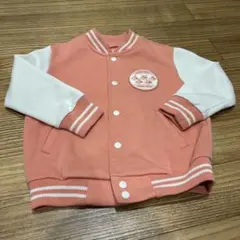 UNIQLOキッズ スタジャン ピンク ホワイト ミッキーマウスのサムネイル