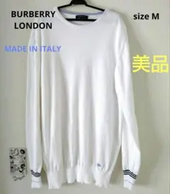 ◆BURBERRY LONDON◆コットンセーターゴルフsize M★美品