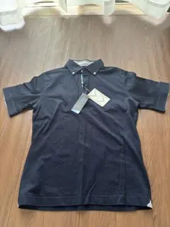 【新品】MEN'S MELROSE ネイビー ポロシャツ サイズ46のサムネイル
