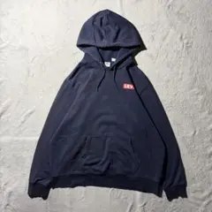 【Y8190】Levi's パーカー　フーディー　サイズXL ネイビー