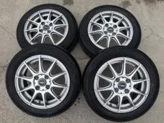 ダンロップサマータイヤ195R14 8PR LTスチールホイールセット深溝