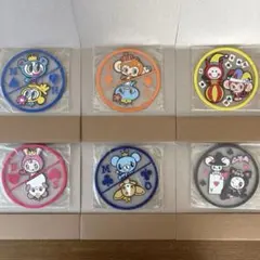 ナルミヤキャラクターズ クリアラバーコースター 全6種 コンプリートセット