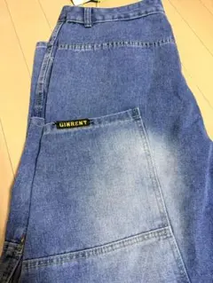 GINRENT デニムブルー カーゴパンツ