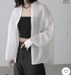 【美品】フリーズマート ワッシャー シアービッグシャツ サイズフリーのサムネイル
