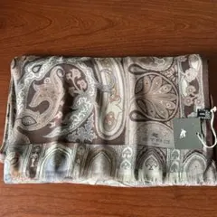 【新品未使用】ETRO エトロ シルク100% ペイズリー柄 ストールのサムネイル