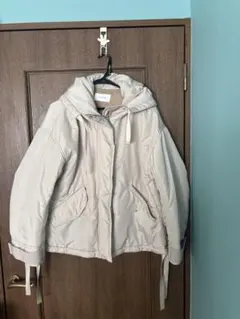 取り下げる前にFRAY.IDフード付き ダウンコート値下げしました