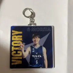 長崎ヴェルカ #9 森川正明選手 箔押しサインアクリルキーホルダー