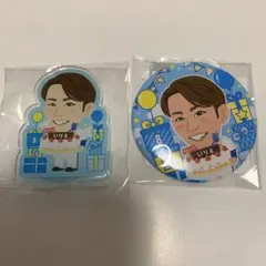 ベイスターズ　まぜがちゃ　缶バッジ&アクリルスタンド入江選手