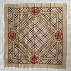 Burberrys シルク　スカーフ　ノバチェック　絹　オールド　バーバリー