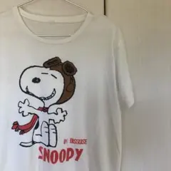 VINTAGE SNOOPY Red Baron 染み込みTシャツ