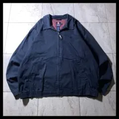 90s CHAPS ラルフローレン スイングトップドリズラージャケット ネイビー