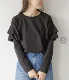 ♢完売品♢アーバンリサーチサニーレーベル ショルダーフリルプルオーバー