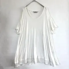 TORRAZZO DONNA ホワイトオーバーサイズTシャツ