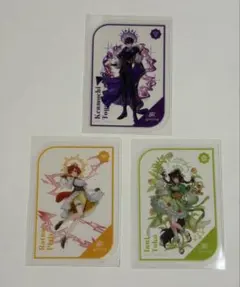 にじさんじ 8周年オンラインストア特典クリアカード 3枚セット