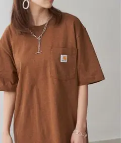 carhartt(カーハート) ビッグシルエット ポケット半袖 ロゴTシャツ