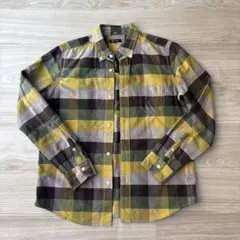 ビームス　シャツ　ブロックチェック