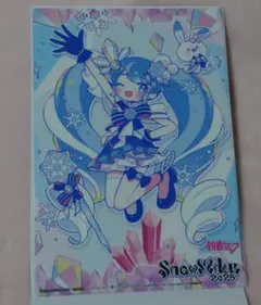 初音ミク SNOW MIKU 2025 クリアビジュアルポスター
