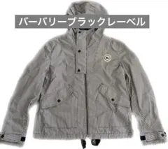 【極美品】BURBERRY バーバリーブラックレーベル　ジャンパー　チェック　L