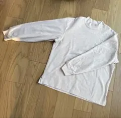 ユニクロ　UNIQLO Uモックネックプルオーバー　ロンT サイズL