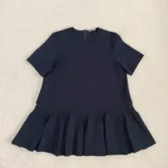 M-premier BLACK　ブラウス　ペプラム　ポンチタックのサムネイル