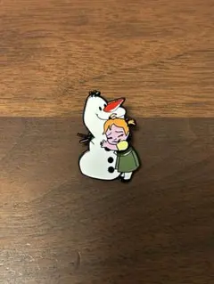 ディズニー　アナと雪の女王　オラフと幼いアナ　ピンバッジ　ピンズ