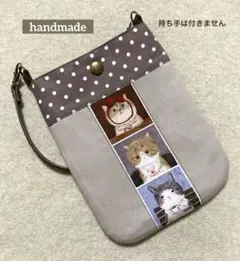 スマホポーチ♡水彩タッチが可愛い♡猫ちゃん