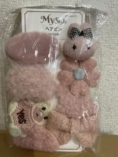 未使用品　My Style ヘアピンセット ピンク