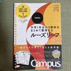 ルーズリーフ　参考書　中1