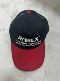 AVIREX メッシュキャップ ネイビー レッド