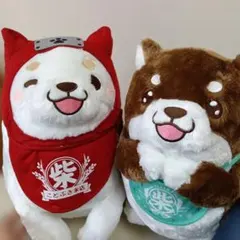 新品　忠犬もちしば　忍者BIGぬいぐるみ　ことぶき米店　おねだりBIGぬいぐるみ