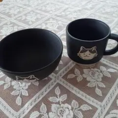 Century 猫柄 飯碗 マグカップ セットのサムネイル