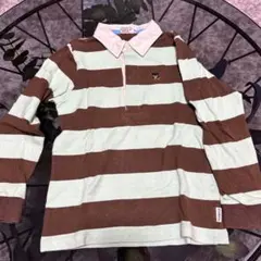 ミキハウスダブルB ポロシャツ　ラガーシャツ