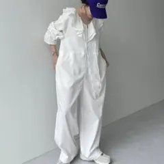 値下げ中❣️新品未使用❣️フリルオールインワン /wee9s