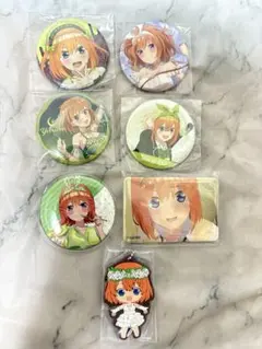 五等分の花嫁　中野四葉　缶バッジセット