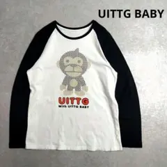 UITTG BABY　ラグラン長袖カットソー　BIGプリント　ロンT