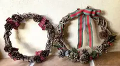 松ぼっくりリース❤️ 27㎝　2個セット