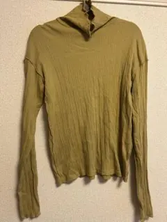 LOWRYS FARM ハイネック リブニットインナー長袖