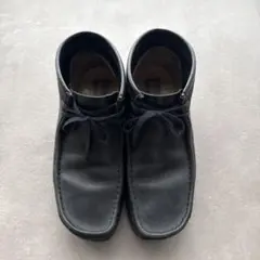 【程度良好美品】◾️クラークス◾️ワラビー黒レザー