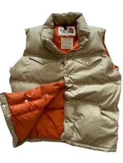 ノースフェイス ブラックレーベル 茶タグ ダウンベストS