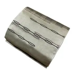 ユ104洗える開名古屋帯 ポリエステル　着物帯　仕立て上り　美品