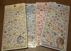 しずくちゃん　ボンボンドロップシール　ミニ　ポップアップ　4点セット