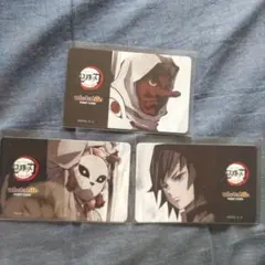 鬼滅の刃 冨岡義勇 錆兎 鱗滝左近次 DINING お楽しみくじ ポイントカード