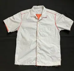 【COMME des GARCONS HOMME】半袖シャツ L ダイダイ柄 COMME des GARCONS HOMME】半袖シャツ L ダイダイ柄 - メルカリ